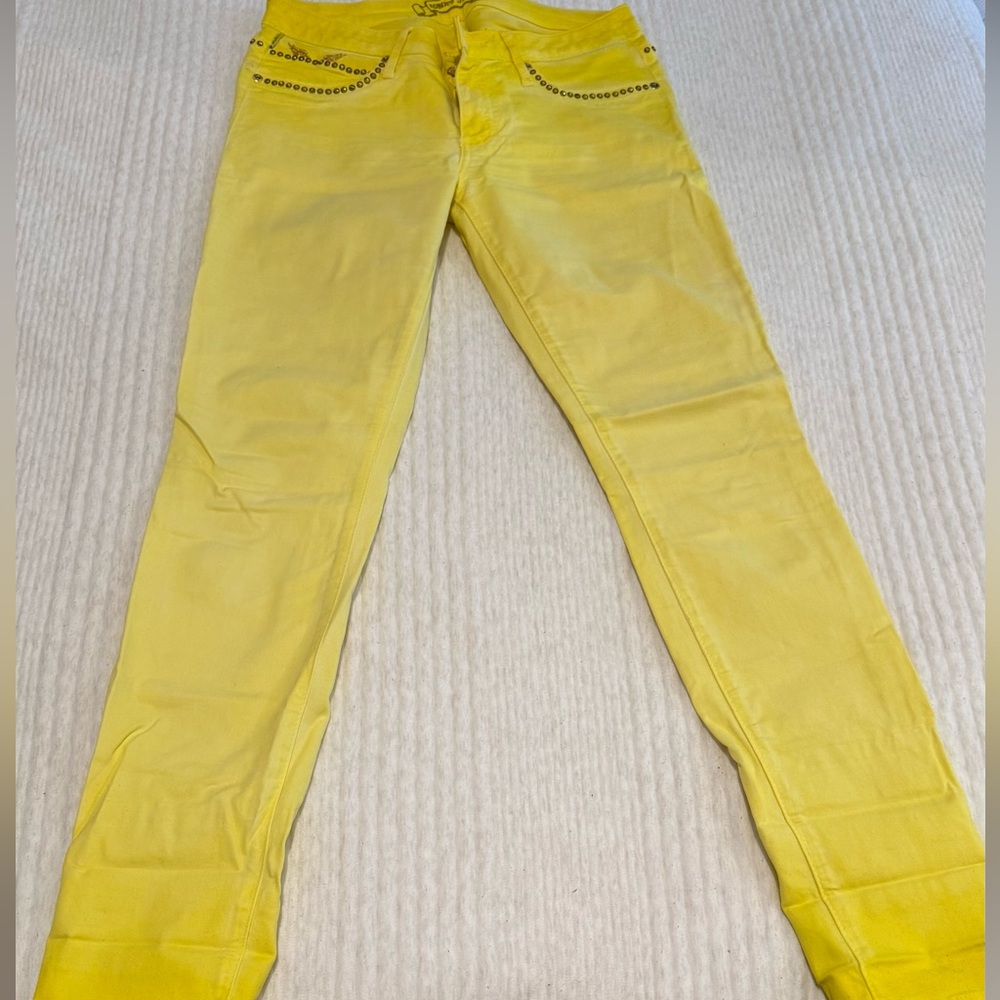 Robin's Jeans  Yellow Women's Skinny Jeans size 30